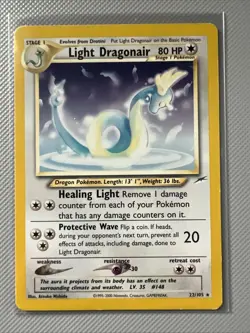 Light Dragonair 22/105 Neo Destiny Non-Holo Rare Pokemon NP - Image 1