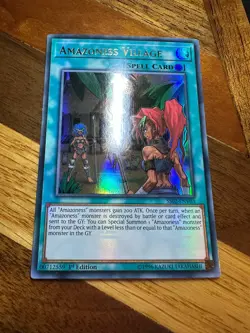 Amazoness Village SS02-ENV03 1st Edition Ultra Rare LP + BONUS - Image 1