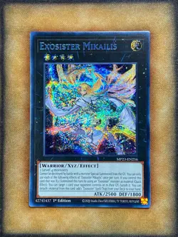 Yugioh Exosister Mikailis MP23-EN256 Secret Rare 1st Ed NM - Image 1