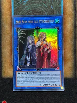 Yugioh Isolde, Two Tales Of The Noble Knights EXFO-EN094 Ultra Rare LP GERMAN - Image 1