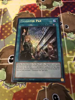 Yugioh Exosister Pax MP23-EN260 Secret Rare 1st Ed NM - Image 1