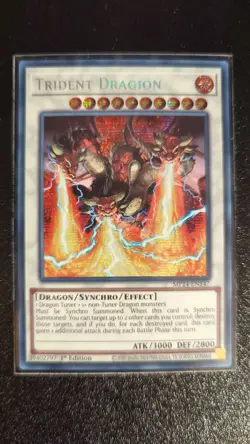 Yu-Gi-Oh! Trident Dragion | MP24-EN147 | English | 1st | Secret Rare | NM - Image 1