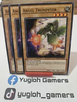 Yu-Gi-Oh Angel Trumpeter X3 MP17 Common 1st Edition Light Played - Image 1