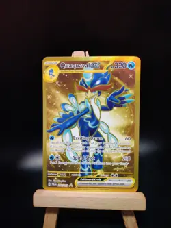 Quaquaval ex 273/193 Full Art Secret Gold Paldea Evolved Pokemon Card NM - Image 1