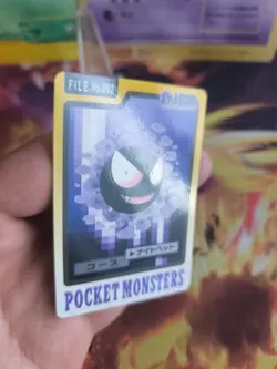 Pokemon Karte Card japanese carddass Pocket monsters 1997 Gastly Nebulak NM- - Image 5