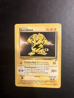 Electabuzz 24/130 | Base Set 2 | Non Holo Pokemon Card NM - Image 1