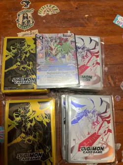 4X Digimon Official Card Sleeves ver. Omnimon - Bandai Card Games Fest Exclusive - Image 1