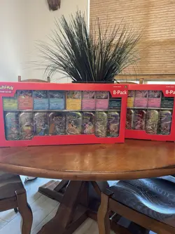 🔥Pokemon Prismatic Evolutions 8 Mini-Tins, Promo Cards Costco 2-pack (32 PACKS) - Image 4