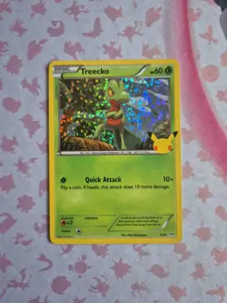 Treecko 3/25 Holo McDonalds 25th Anniversary Promo 2021 - Pokemon Card TCG Lp - Image 1