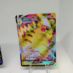 Pokemon Card TCG - Pikachu V & VMAX SWSH285 SWSH286 Black Star Promos - NM - Image 3