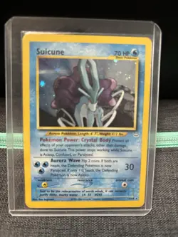Pokemon TCG Suicune Neo Revelation Holo Card 14/64 Unlimited Rare HP - Image 1