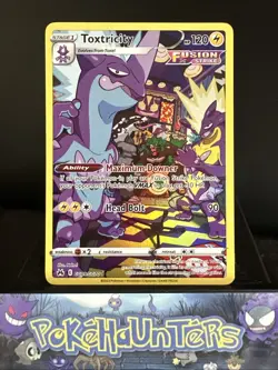 Pokemon Card Toxtricity GG09/GG70 Crown Zenith Galarian Gallery Holo Near Mint - Image 1