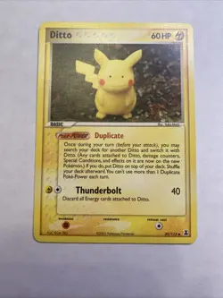 Pokemon TCG Pikachu Ex Delta Ditto Species Card 63/113 Regular Common - Image 2