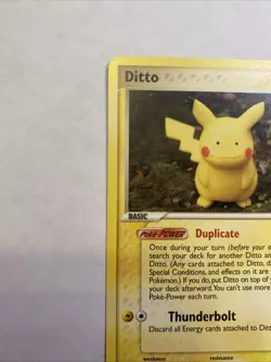 Pokemon TCG Pikachu Ex Delta Ditto Species Card 63/113 Regular Common - Image 4