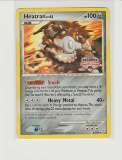 Heatran Regional Championship Promo Pokemon Card 30/146 2008 - Image 1