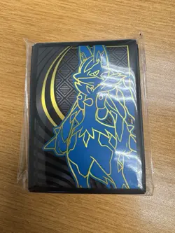 Lucario Card Sleeves From Mega Evolutions ETB 65 Count - Image 1