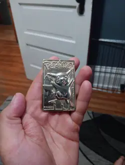 1999 Pikachu Pokemon 24K Gold Plated Trading card Limited Edition Burger King - Image 1