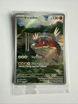 Pokemon Koraidon TCG SVP014 Scarlet Violet Promo Holo Card New Sealed - Image 1
