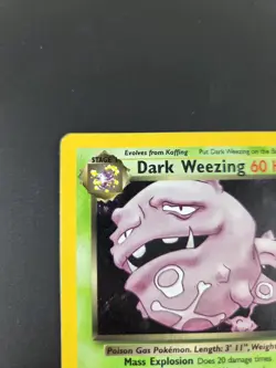 Dark Weezing 14/82 Pokemon Card Holo WOTC Team Rocket - MP/HP - Image 2
