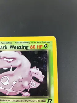 Dark Weezing 14/82 Pokemon Card Holo WOTC Team Rocket - MP/HP - Image 3