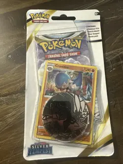 Pokemon TCG Silver Tempest Blister Pack! Factory Sealed! Promo Card +Coin! - Image 1