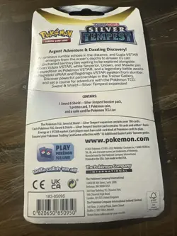 Pokemon TCG Silver Tempest Blister Pack! Factory Sealed! Promo Card +Coin! - Image 2