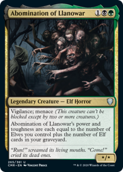 Abomination of Llanowar FOIL Commander Legends NM Uncommon CARD ABUGames - Image 1