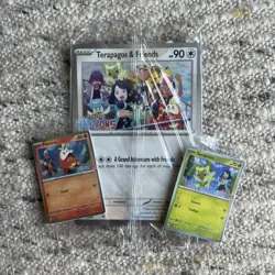 Pokemon Horizons Terapagos and Friends, Fuecoco And Sprigatito Promo Card Set X3 - Image 1
