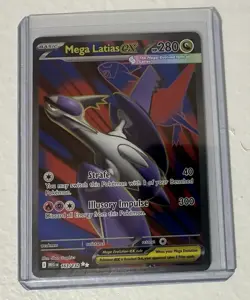 Mega Latias Ex 163 Full Art Pokemon TCG NM Mega Evolutions Ultra Rare Card - Image 1