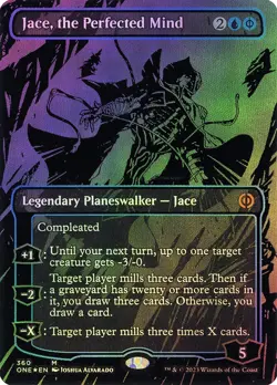 Jace, the Perfected Mind (Oil Slick Raised Foil) Phyrexia: All Will Be One NM - Image 1