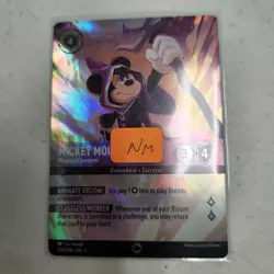 Lorcana FOIL Mickey Mouse - Wayward Sorcerer (Enchanted) - The First Chapter - Image 1