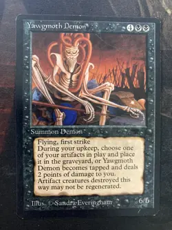 *** ANTIQUITIES Yawgmoth Demon *** NM-Mint Beauty! - MtG DUTY FREE - Magic - Image 1