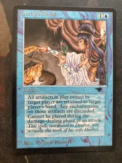 ** ANTIQUITIES Hurkyl's Recall ** NM-Mint - DUTY PAID - MtG Magic - Image 1