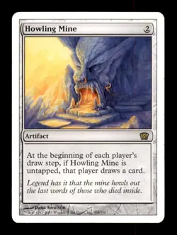 MTG Howling Mine LP Light Play Eighth Edition [2452] - Image 1