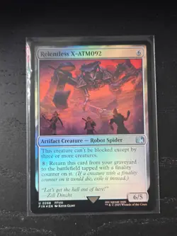 MTG U 0268 Relentless X-ATM092 [FOIL] - FIN Universes Beyond: FINAL FANTASY NM - Image 1