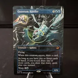 MTG - Quantum Riddler - Borderless Mythic #305 - Edge of Eternities NM - Image 1