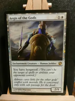Aegis of the Gods - Journey into Nyx - Rare - NM to LP (see pics) MTG - Image 1