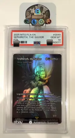 PSA 10 Sephiroth, the Savior - (Showcase) Final Fantasy: Through the Ages Foil - Image 1