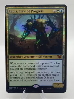 MTG FOIL Ezuri, Claw of Progress Oversized - Commander #44 - Image 1