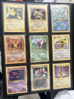 Vintage Pokemon Card Lot Binder not Included - Image 1
