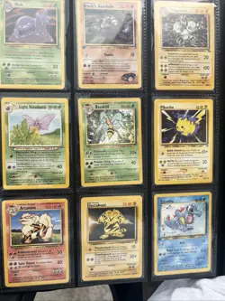 Vintage Pokemon Card Lot Binder not Included - Image 5