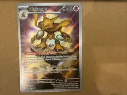 Pokemon TCG Alakazam 009 Mega Evolutions Illustration Rare Promo - Image 2
