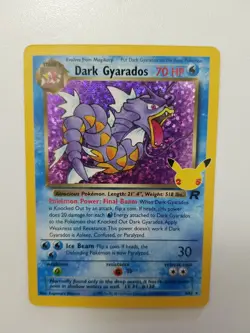 Dark Gyarados - 8/82 - Holo Rare Classic Pokemon Celebrations Mint Pack fresh - Image 1