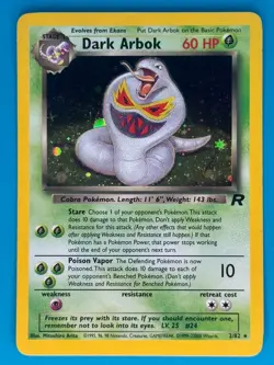 Pokemon - Dark Arbok 2/82 Holo [Team Rocket Set] *Lightly Played - LP* - Image 1