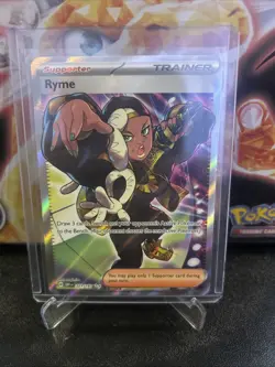 Pokemon TCG Ryme Obsidian Flames Trainer Full Art Ultra Rare 221/197 Mint - Image 1
