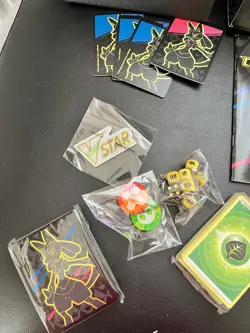 Pokemon Crown Zenith ETB Opened With Guide And Sleeves - Image 2