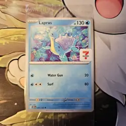 Pokemon Scarlet & Violet Stellar Crown 7/11 Seven Eleven Sealed Promo Lapras x5 - Image 3