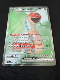 Orthworm EX 162/142 Stellar Crown Ultra Rare Pokemon TCG Near Mint - Image 2
