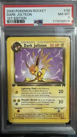 Pokemon Charmander 46/102 and Pokemon Dark Jolteon 38/82 Team Rocket 1st Edition - Image 3