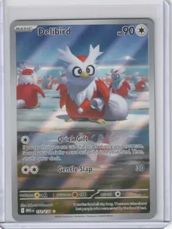 Delibird 152/132 Illustration Rare (IR) Full Art Holo Pokemon Mega Evolution NM - Image 1